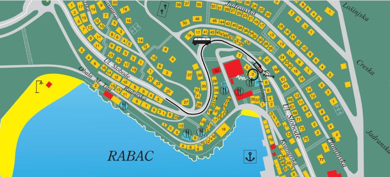 Apartman Mea Rabac Exteriör bild